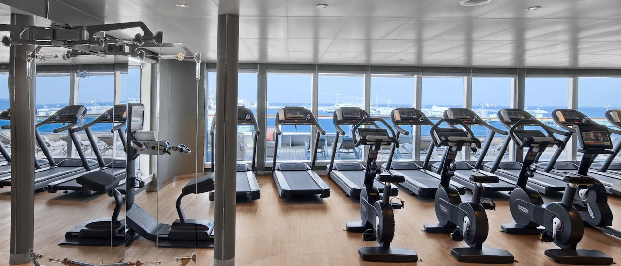 Sport mit Meerblick.