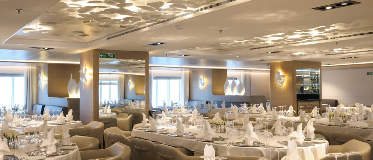 Hauptspeisesaal Le Coromandel des Kreuzfahrtschiffes Le Soléal
