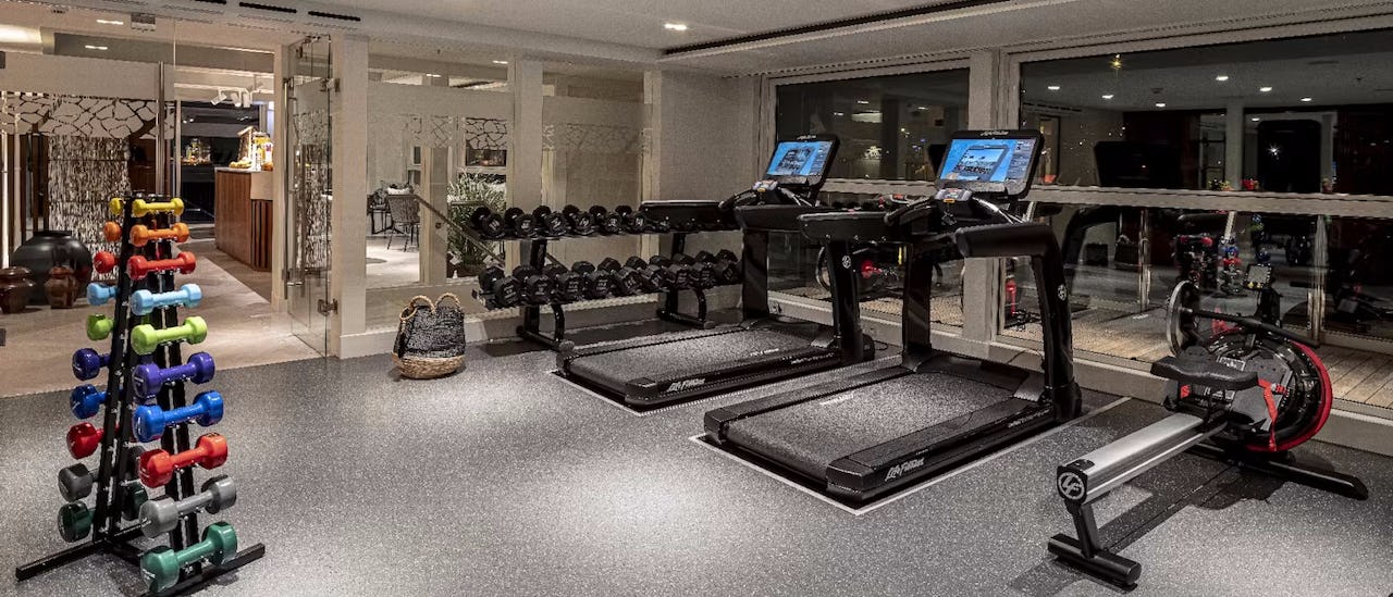 Fitnessstudio des Kreuzfahrtschiffes AmaMagna