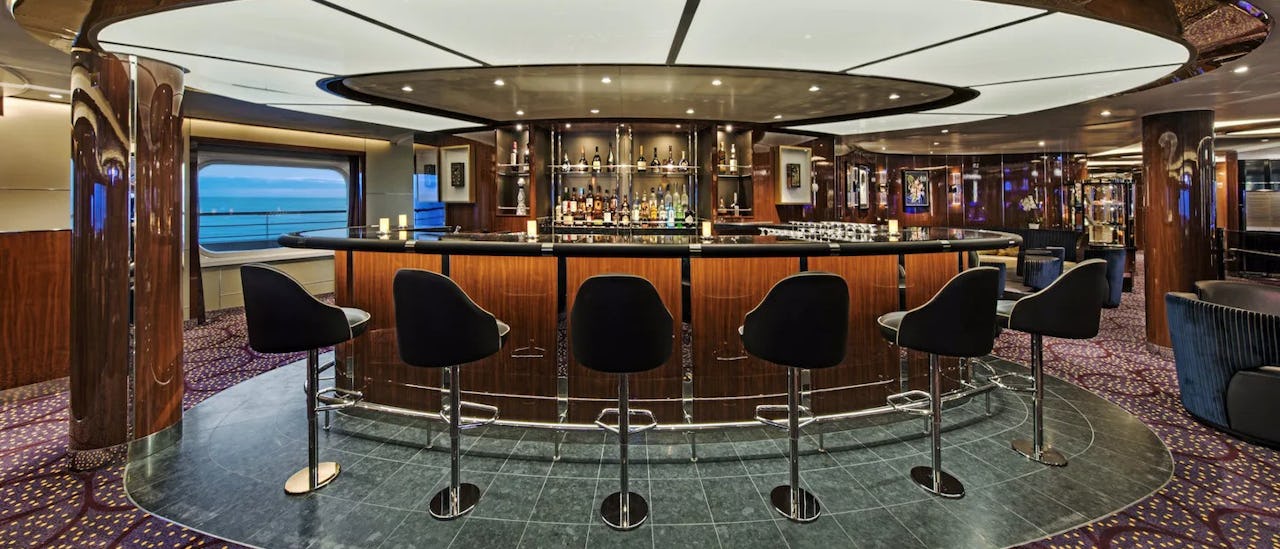 Bar des Kreuzfahrschiffes Seabourn Ovation