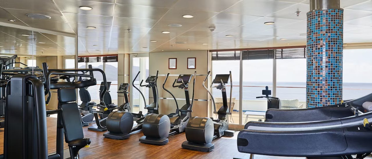Fitnessraum des Kreuzfahrtschiffes Silver Moon