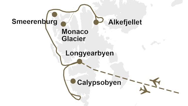 Reiseverlauf Spitzbergen Expeditionskreuzfahrt
