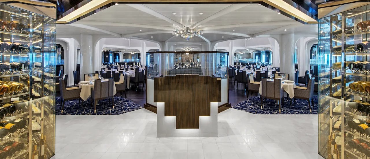 Restaurant des Kreuzfahrtschiffes Seabourn Ovation