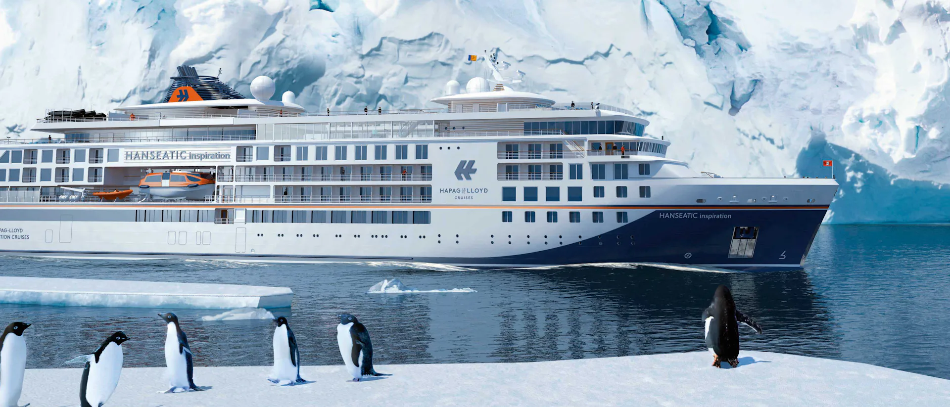 Kreuzfahrtschiff Hanseatic inspiration während der Fahrt