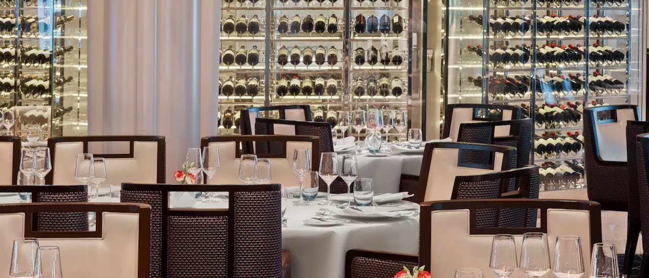 Restaurant des Kreuzfahrtschiffes Seabourn Encore