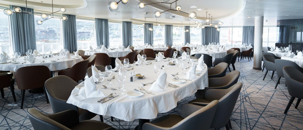 Restaurant des Kreuzfahrtschiffes Ultramarine