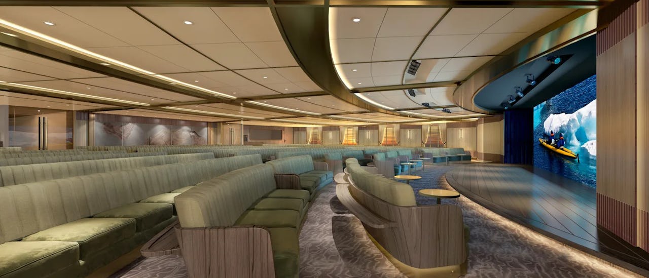 Auditorium des Kreuzfahrtschiffes Seabourn Venture