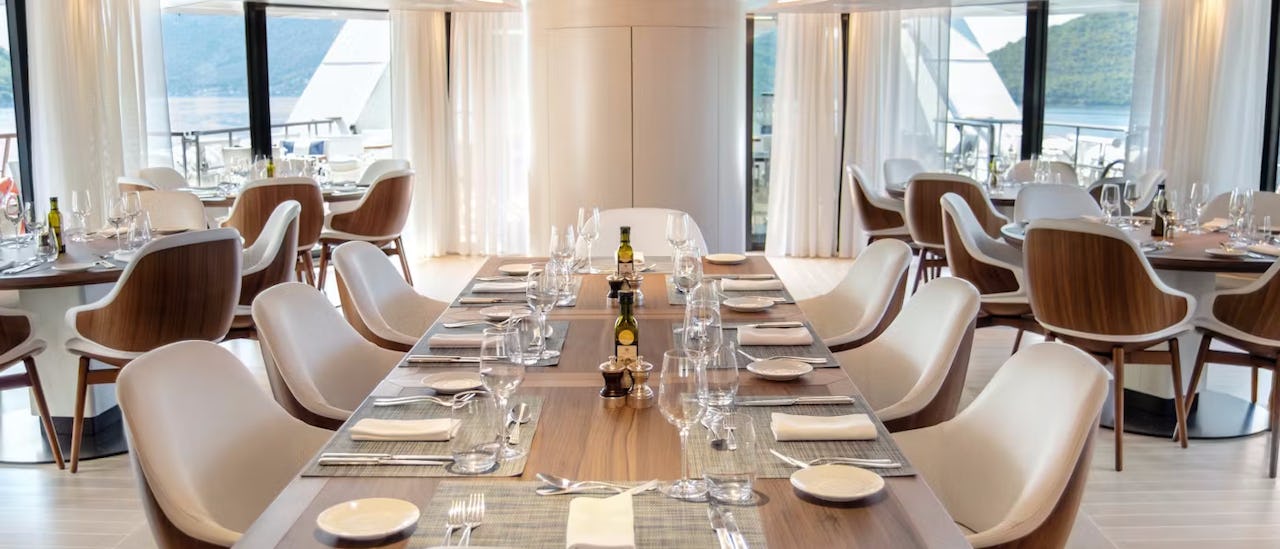 Diamond Restaurant des Kreuzfahrtschiffes Le Ponant