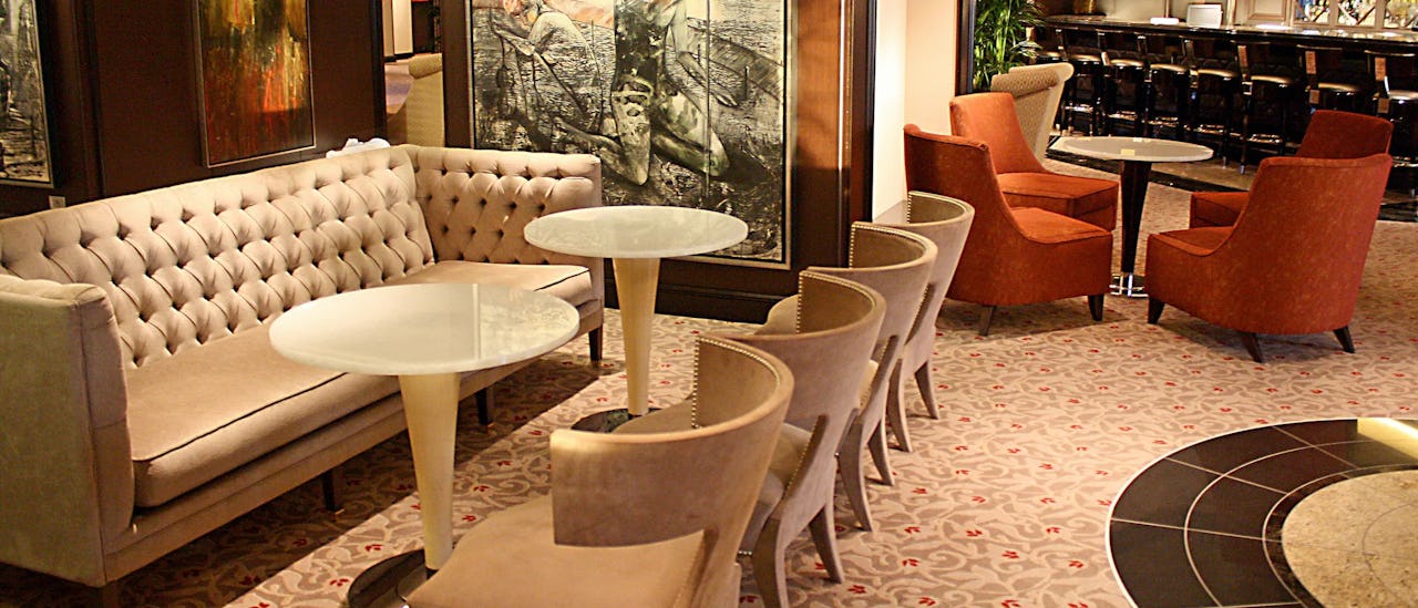 Lounge des Kreuzfahrtschiffes Marina