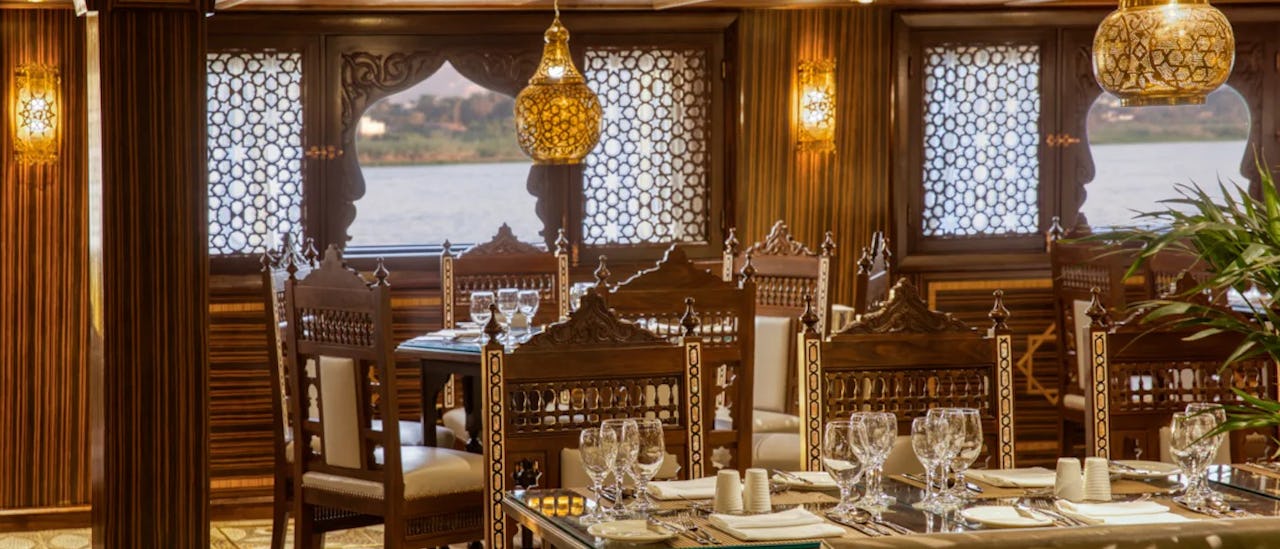 Restaurant des Kreuzfahrtschiffes S.S. Sphinx