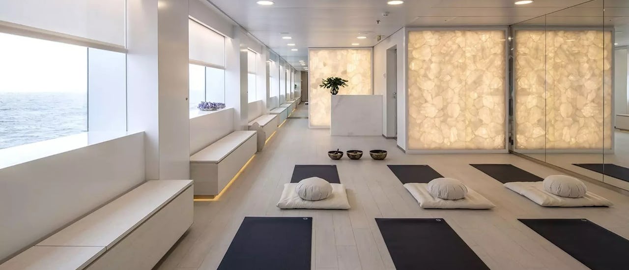 Yoga Studio des Kreuzfahrtschiffes Scenic Eclipse