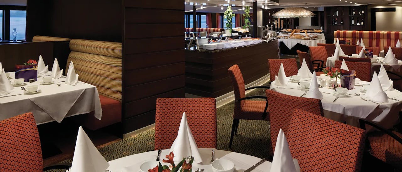Restaurant des Kreuzfahrtschiffes AmaCerto