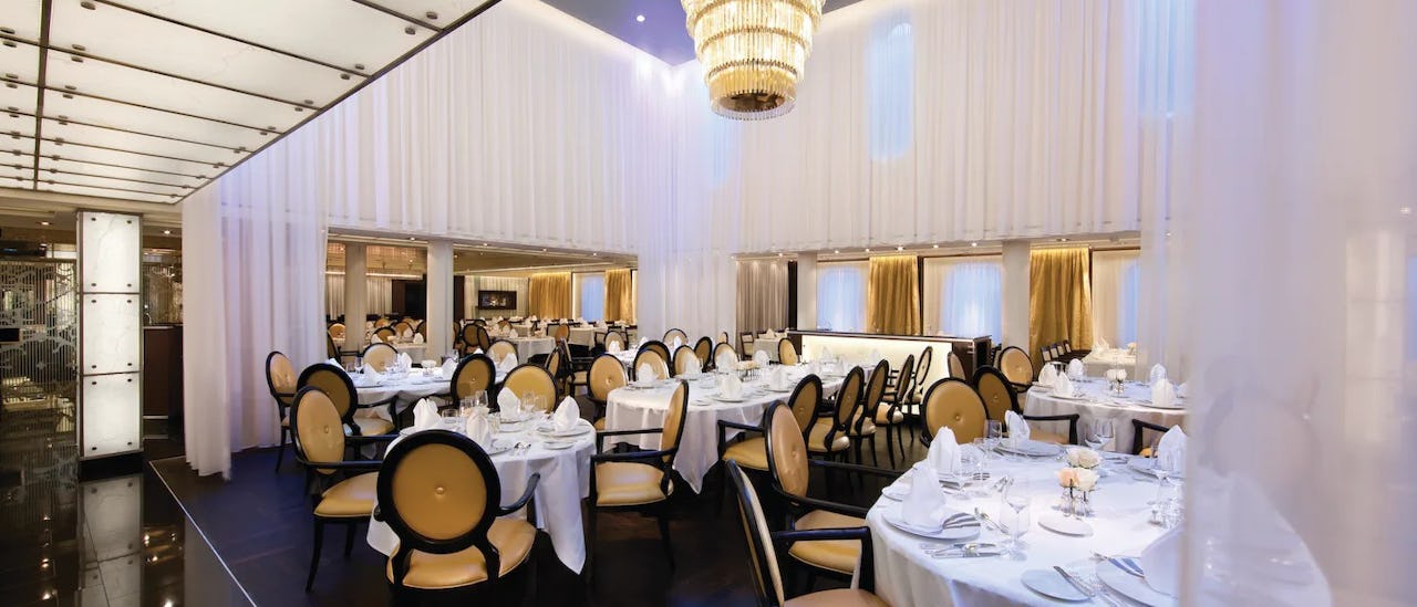 Restaurant des Kreuzfahrtschiffes Seabourn Quest