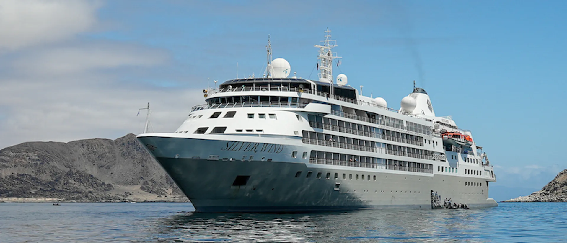 Kreuzfahrtschiff Silver Wind während der Fahrt