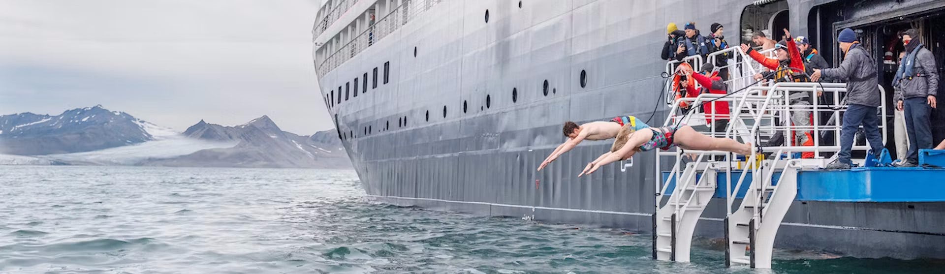 Kreuzfahrtschiff Silver Explorer während der Fahrt