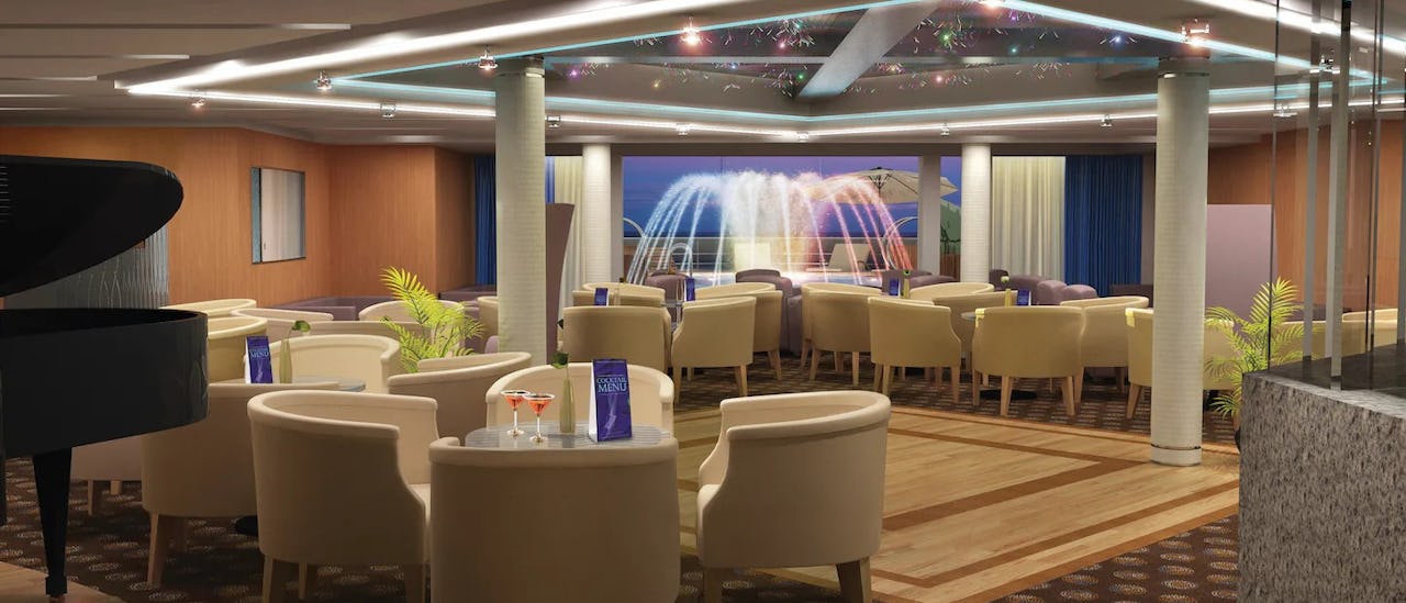 Lounge des Kreuzfahrtschiffes Seabourn Odyssey