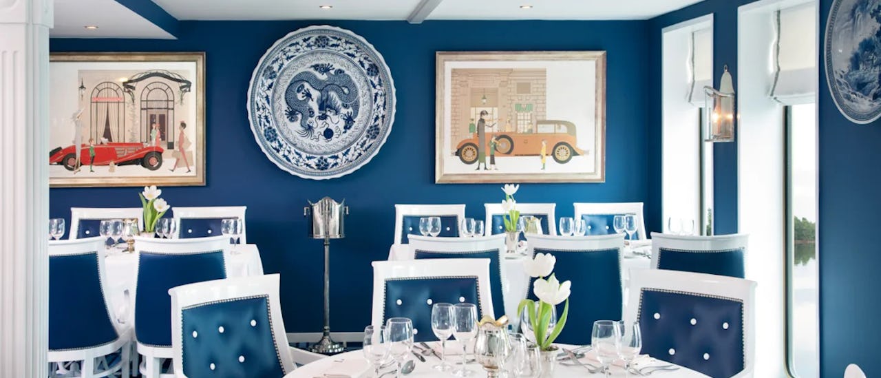 Restaurant des Kreuzfahrtschiffes S.S. Bon Voyage