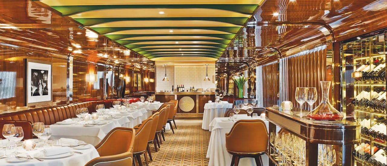 Restaurant des Kreuzfahrtschiffes Seabourn Sojourn